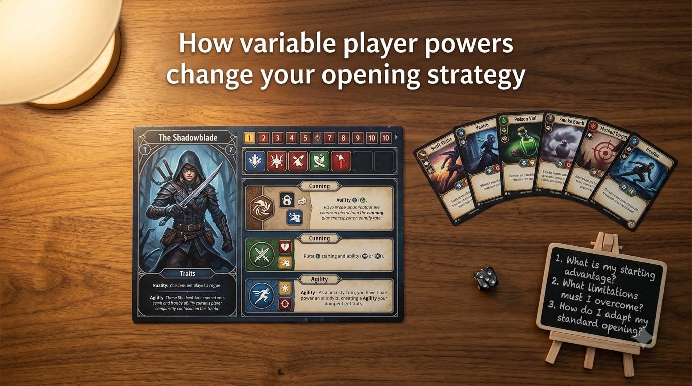 How variable player powers change your opening strategy