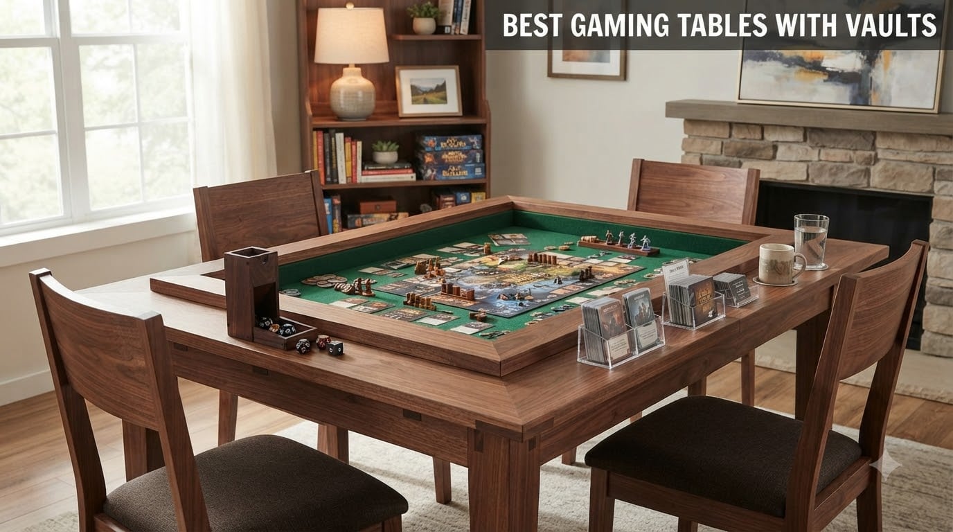 best gaming tables with vaults