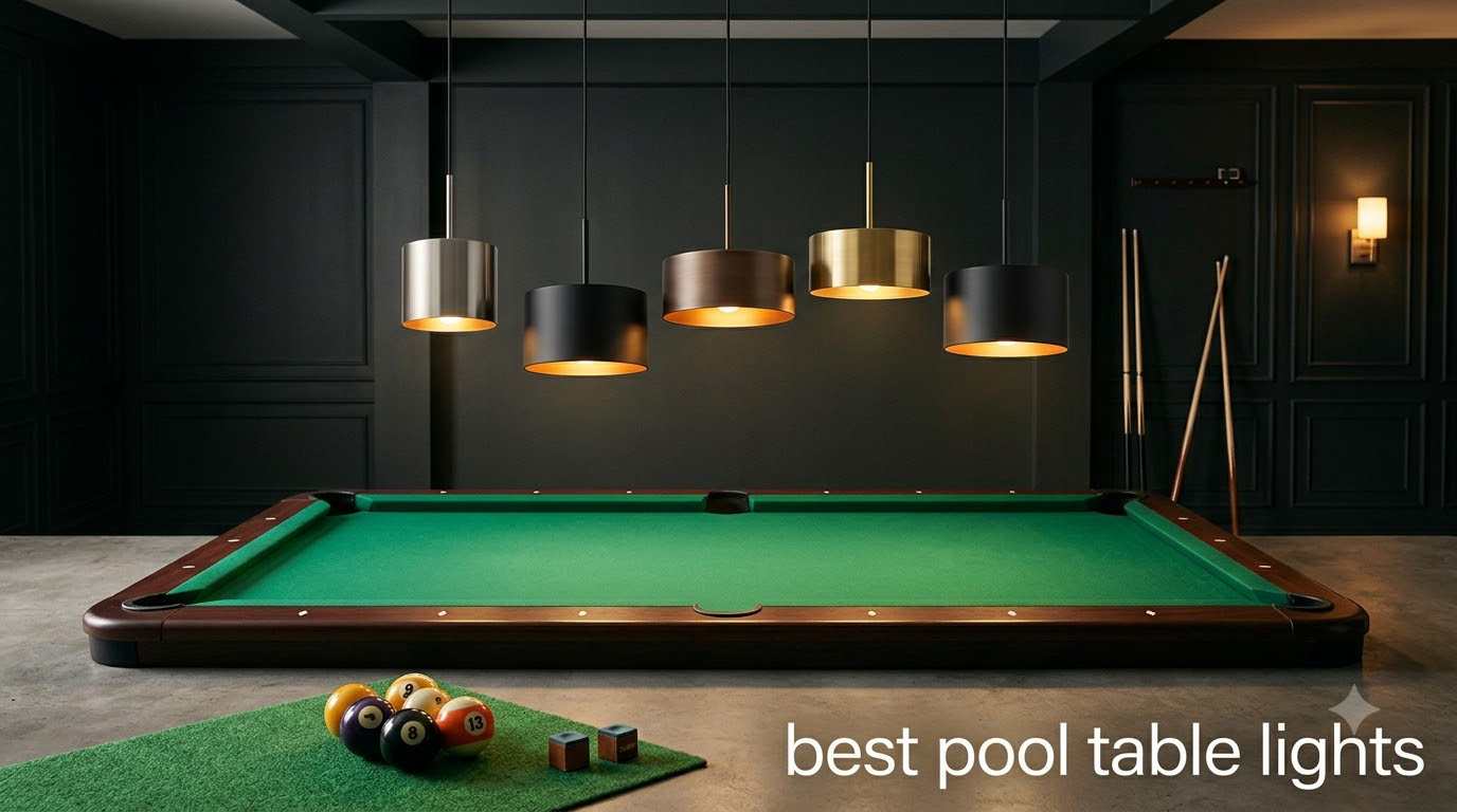 best pool table lights