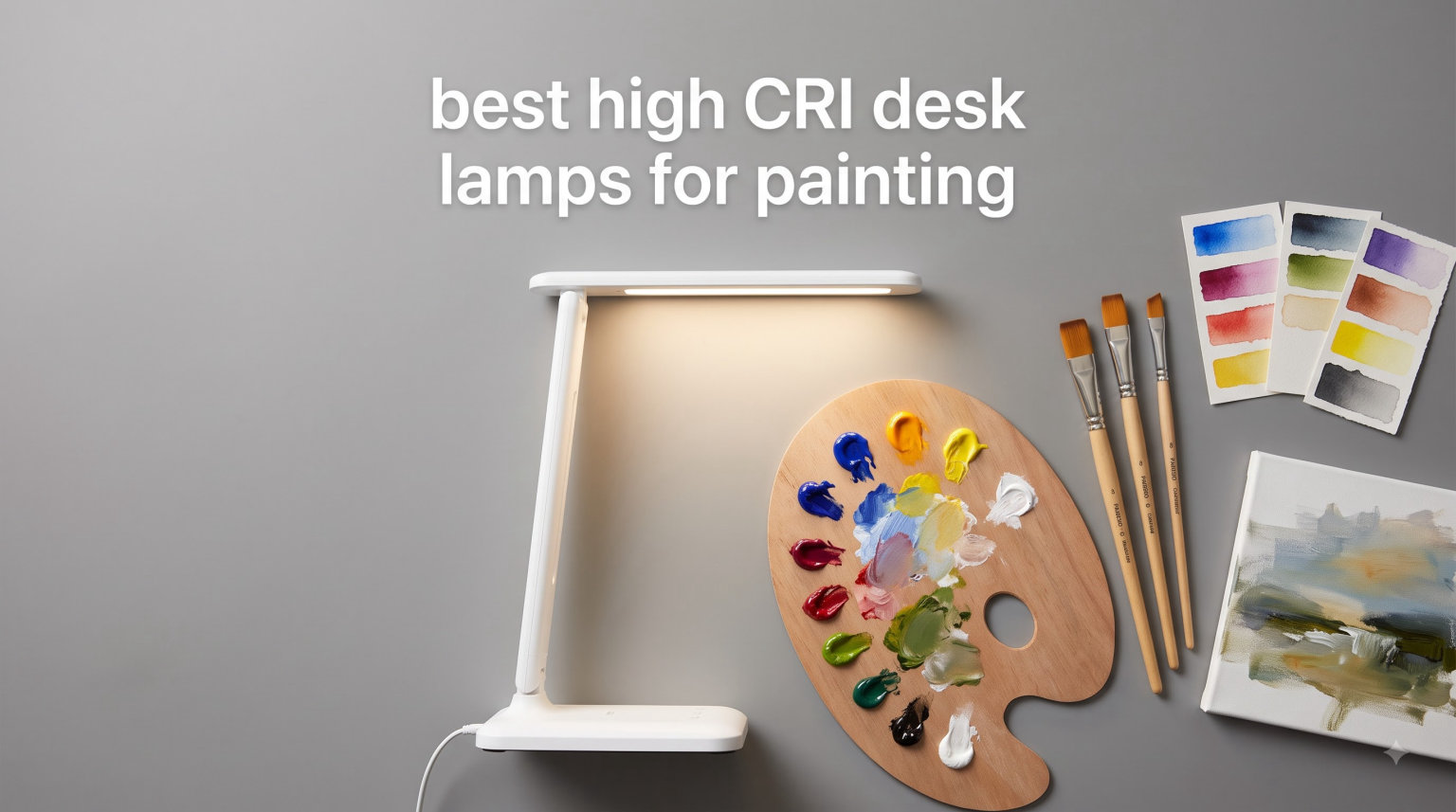 best high CRI desk lamps for painting