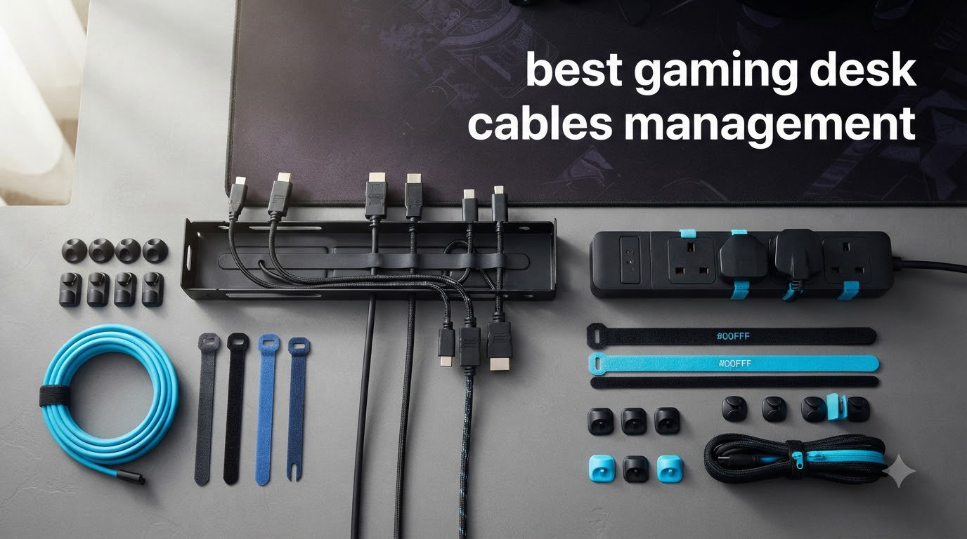 best gaming desk cables management