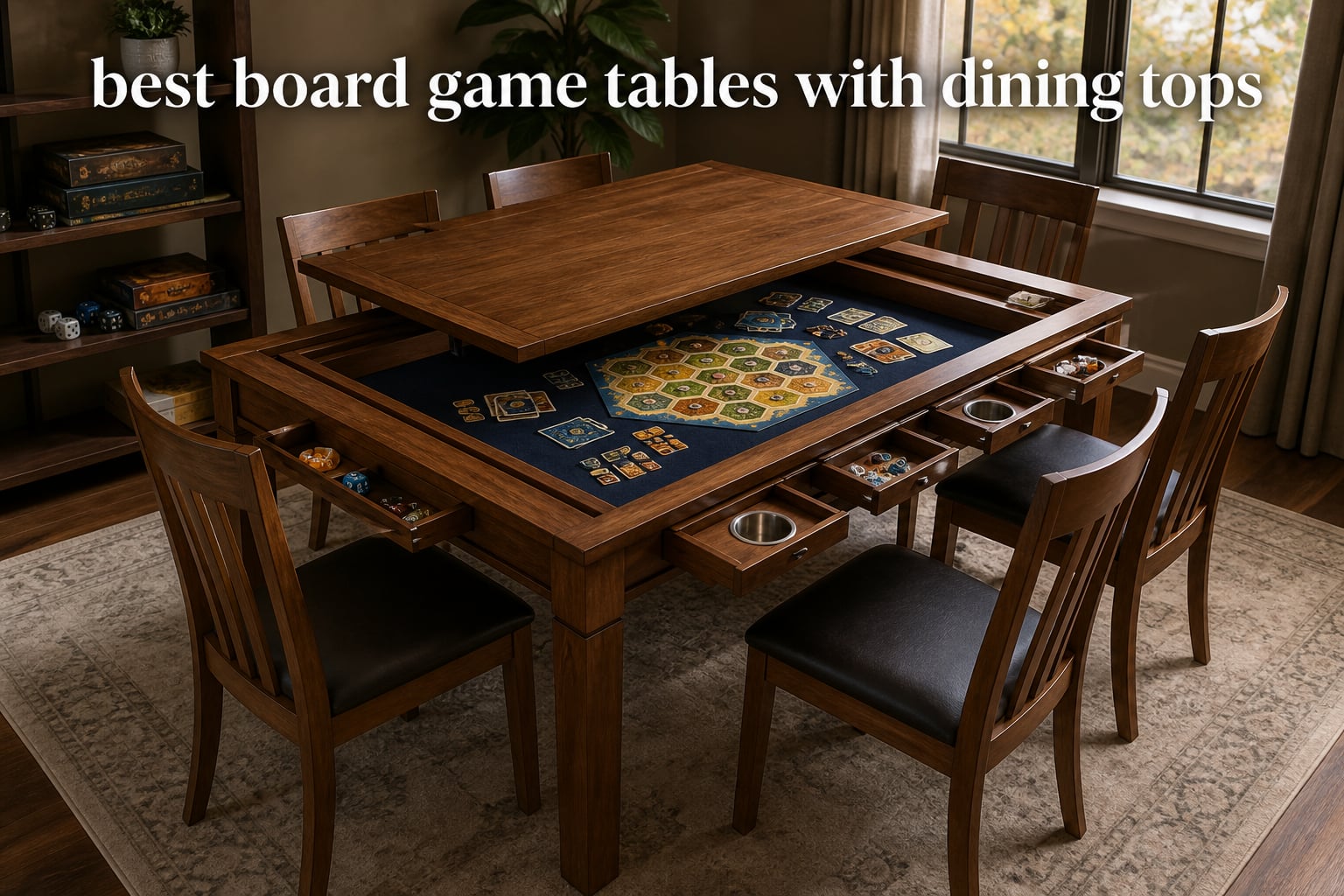 best board game tables with dining tops