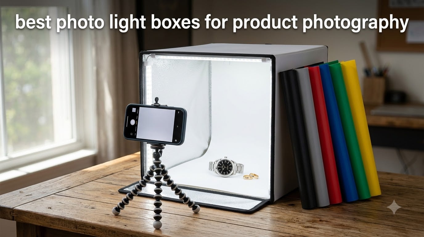 best photo light boxes for product photography