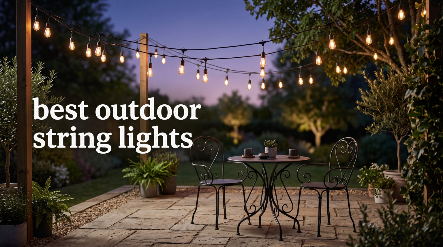 best outdoor string lights