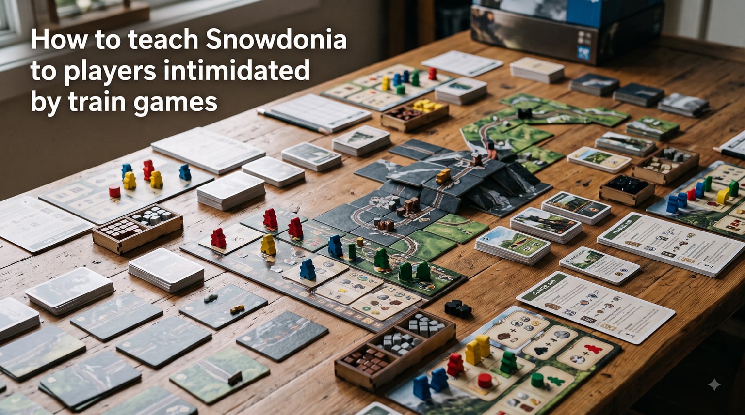 How to teach Snowdonia to players intimidated by train games