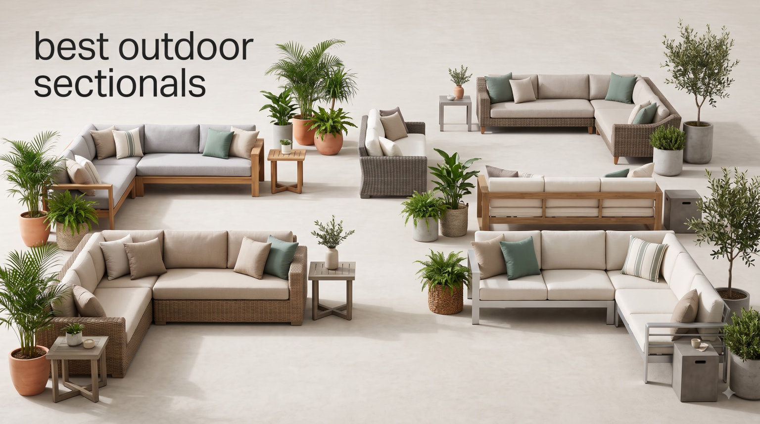 best outdoor sectionals