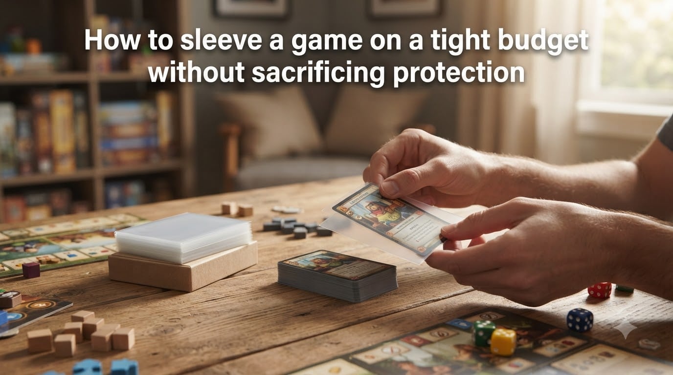 How to sleeve a game on a tight budget without sacrificing protection