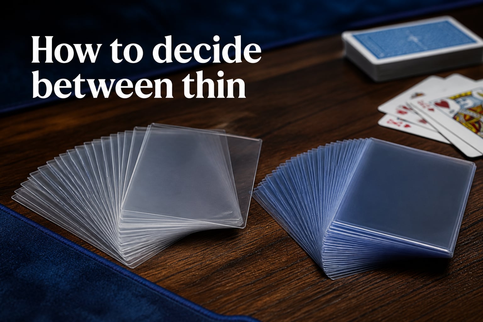How to decide between thin