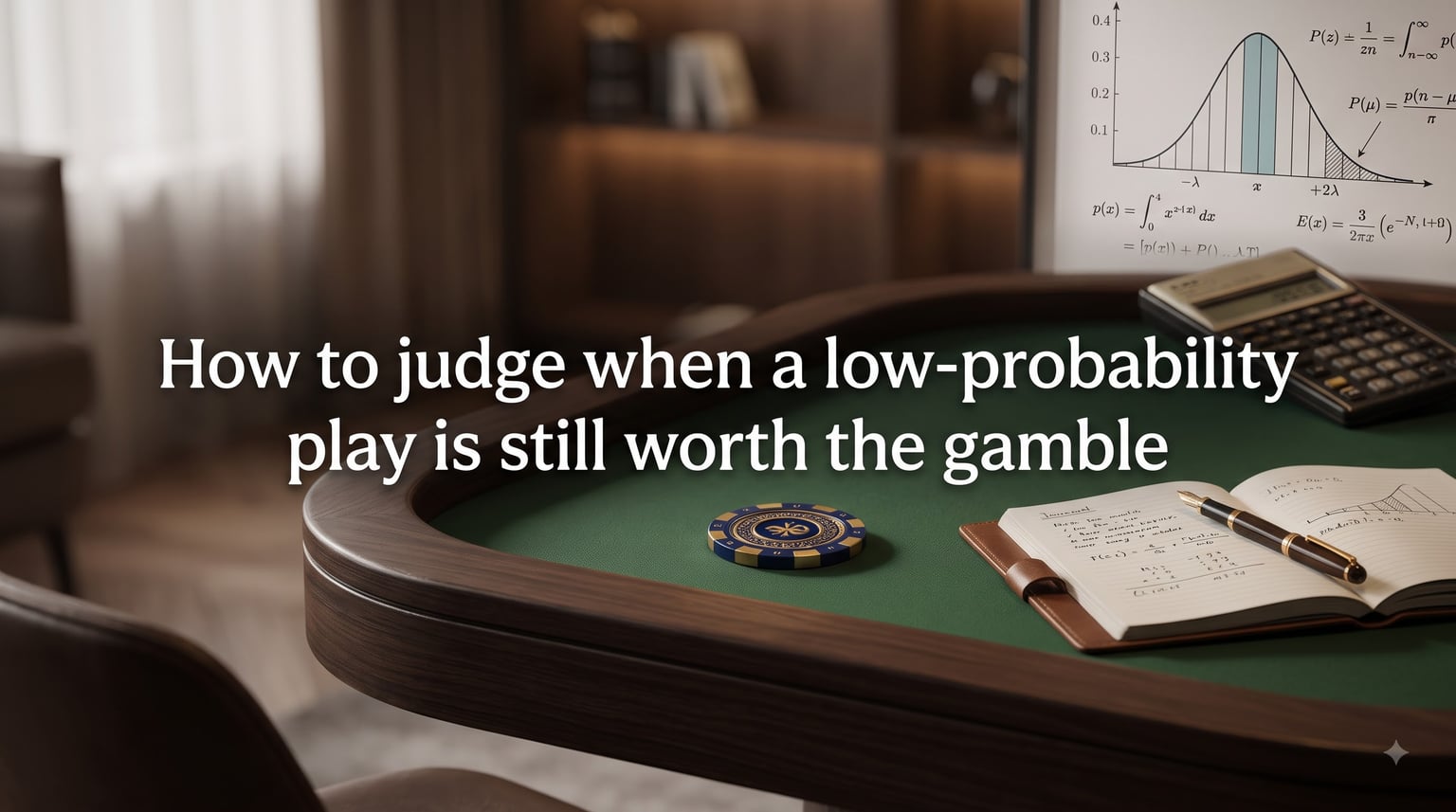 How to judge when a low-probability play is still worth the gamble