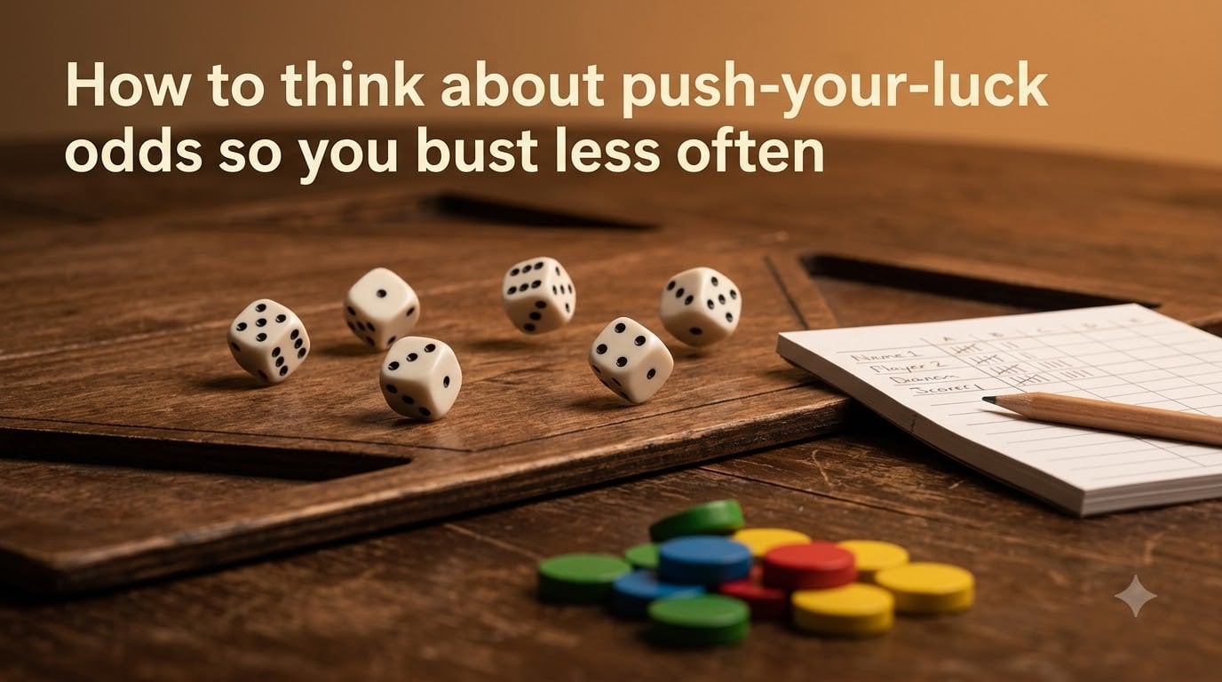 How to think about push-your-luck odds so you bust less often