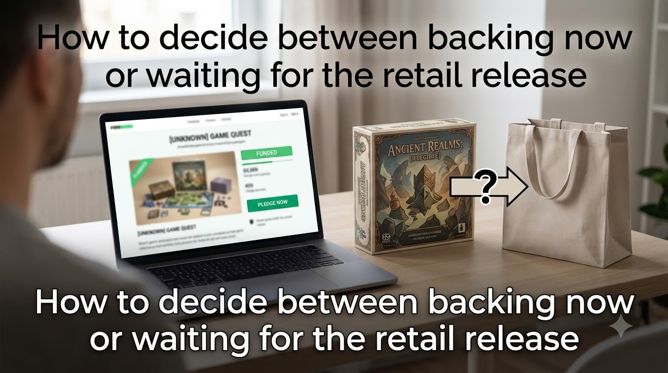 How to decide between backing now or waiting for the retail release