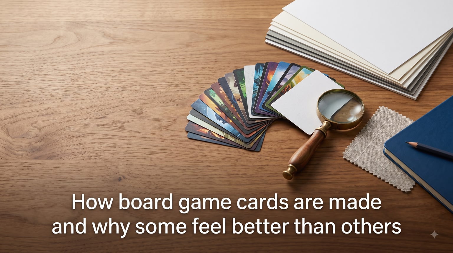 How board game cards are made and why some feel better than others