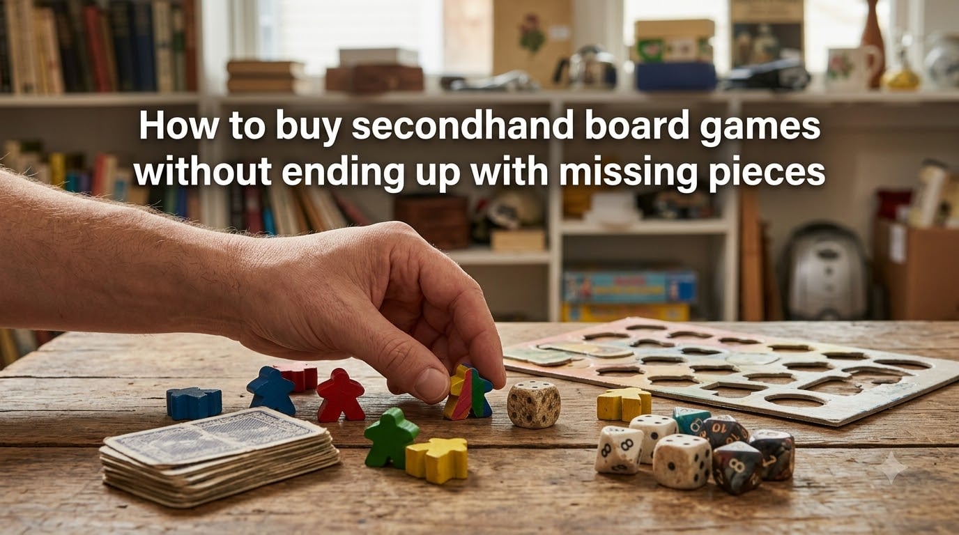 How to buy secondhand board games without ending up with missing pieces