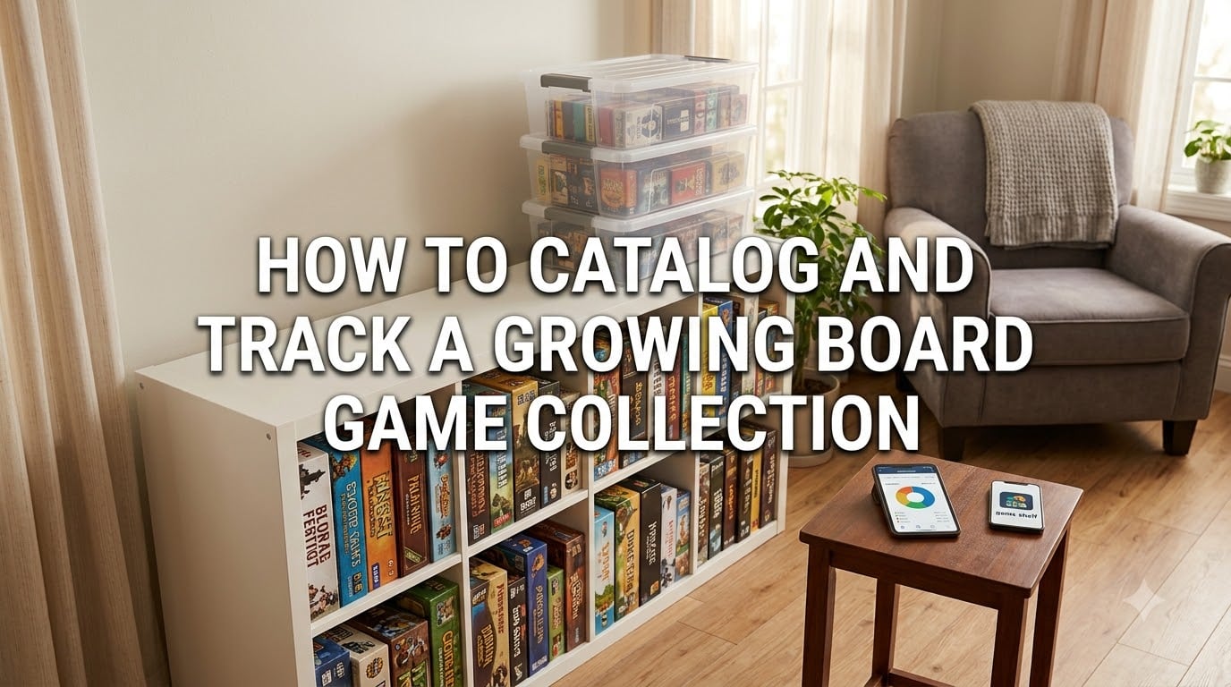 How to catalog and track a growing board game collection