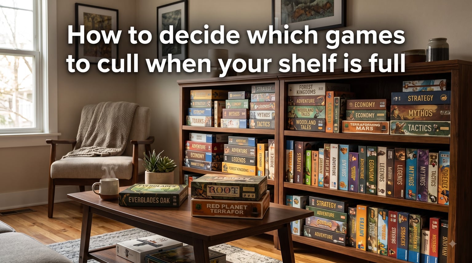 How to decide which games to cull when your shelf is full