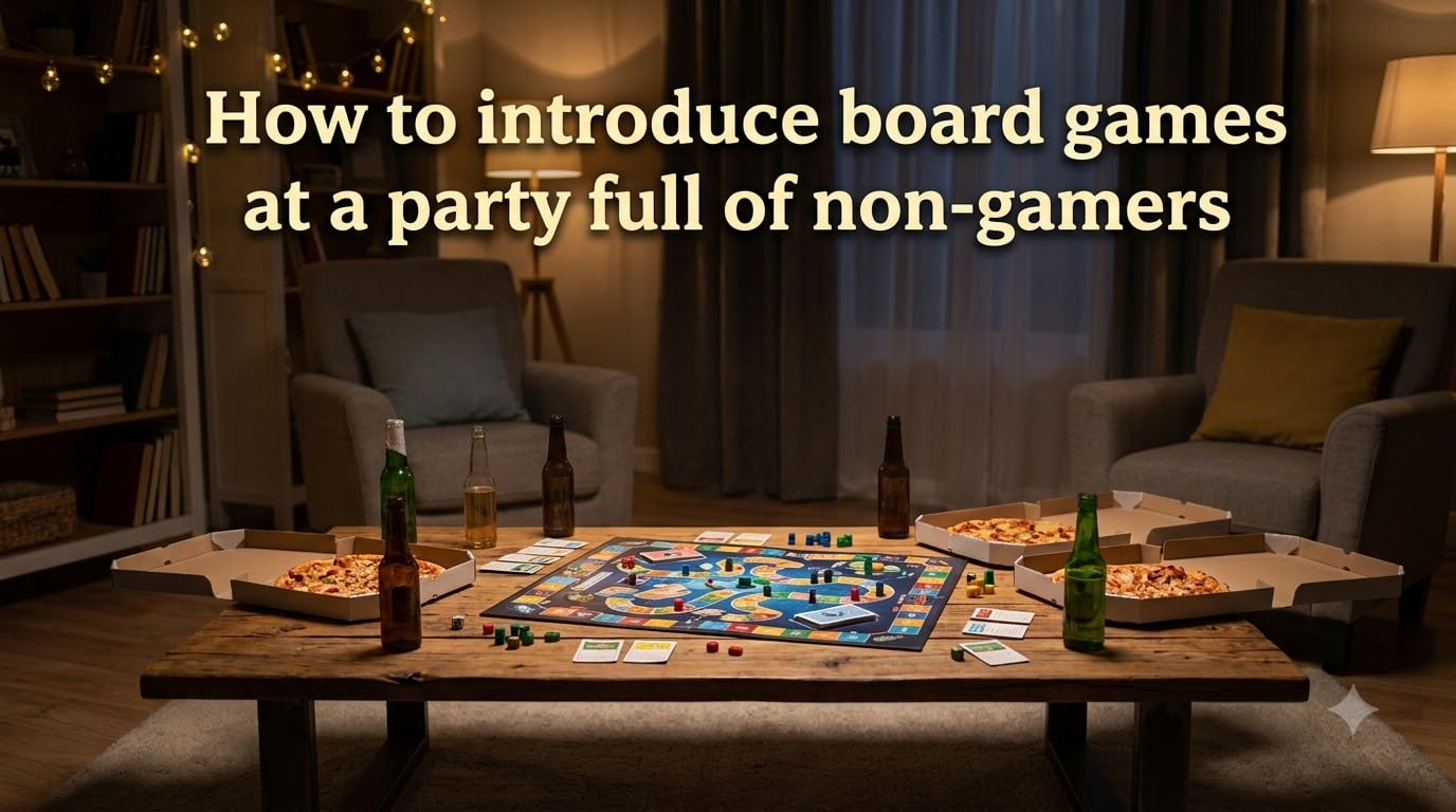How to introduce board games at a party full of non-gamers