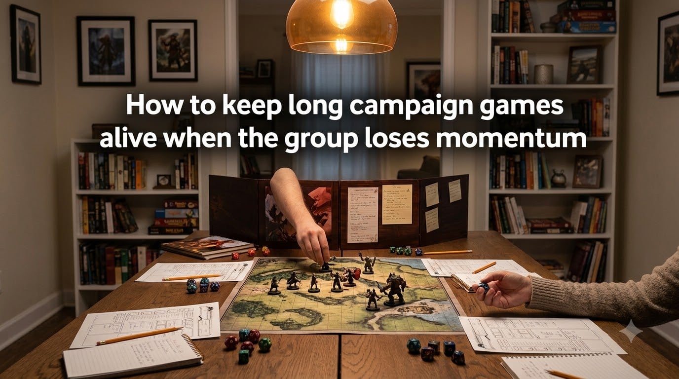 How to keep long campaign games alive when the group loses momentum