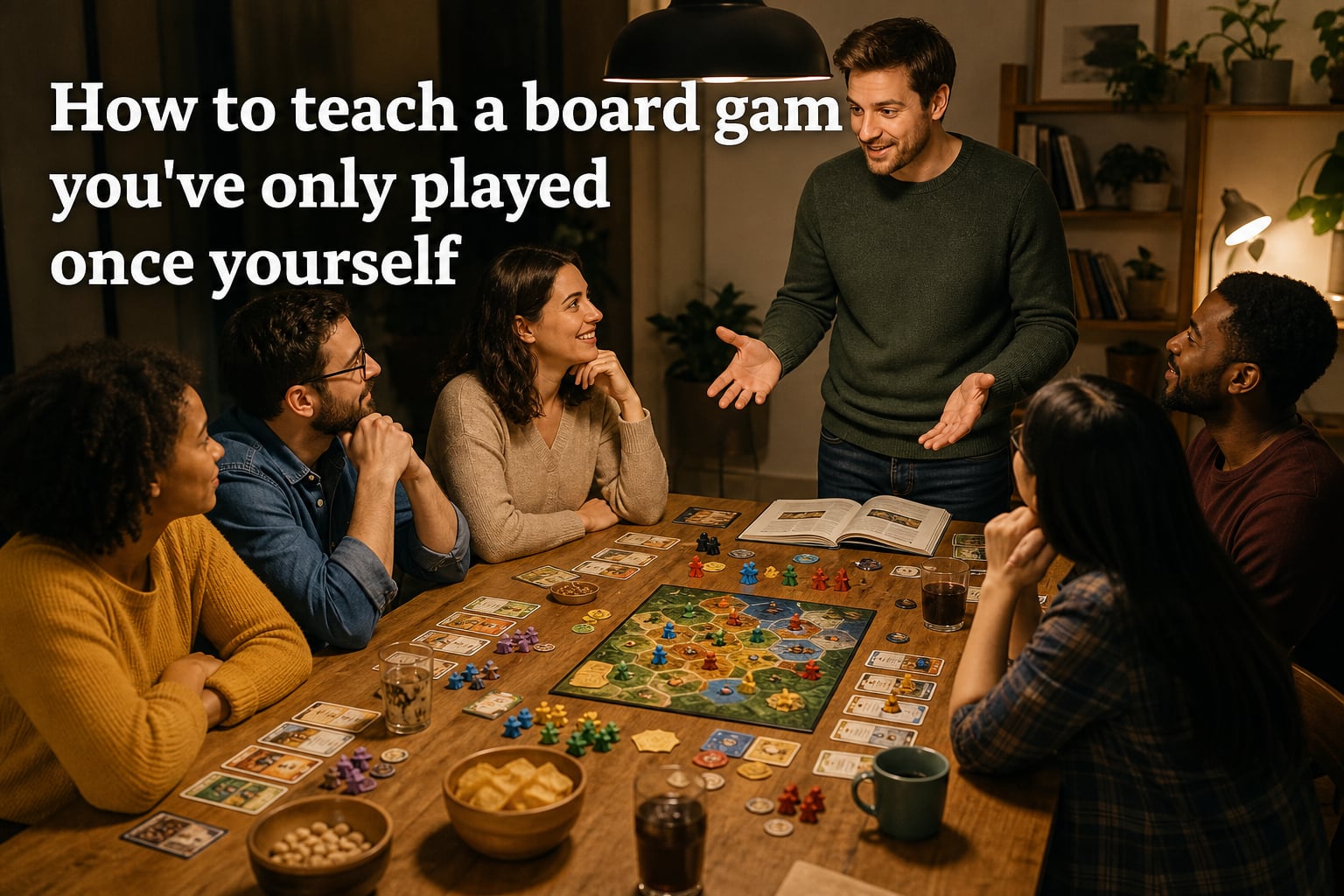 How to teach a board game you've only played once yourself