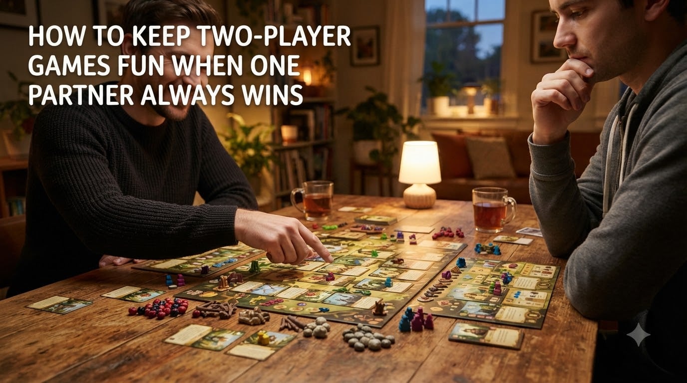 How to keep two-player games fun when one partner always wins