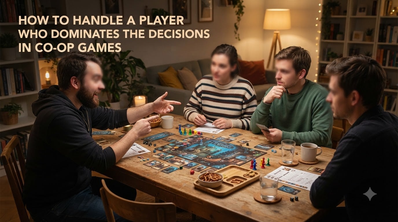 How to handle a player who dominates the decisions in co-op games