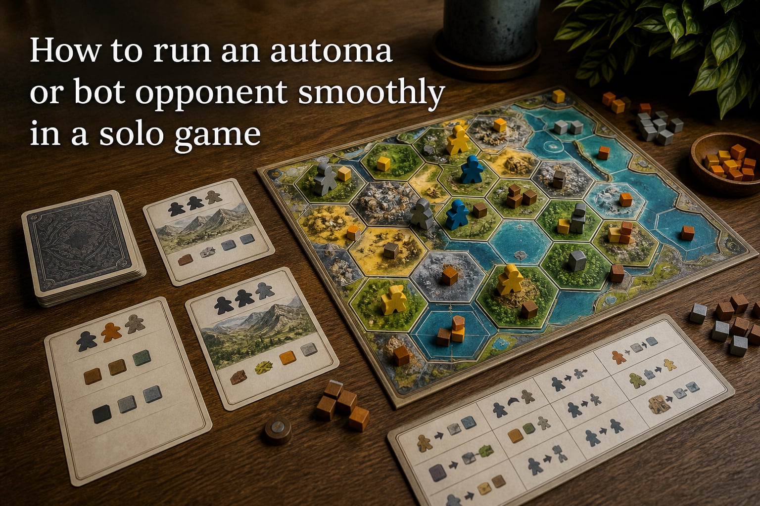 How to run an automa or bot opponent smoothly in a solo game