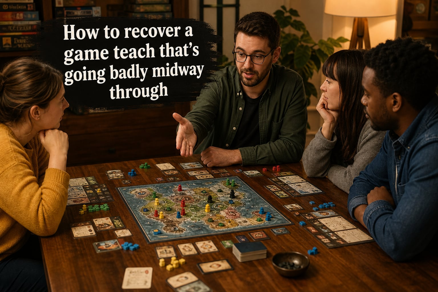 How to recover a game teach that's going badly midway through