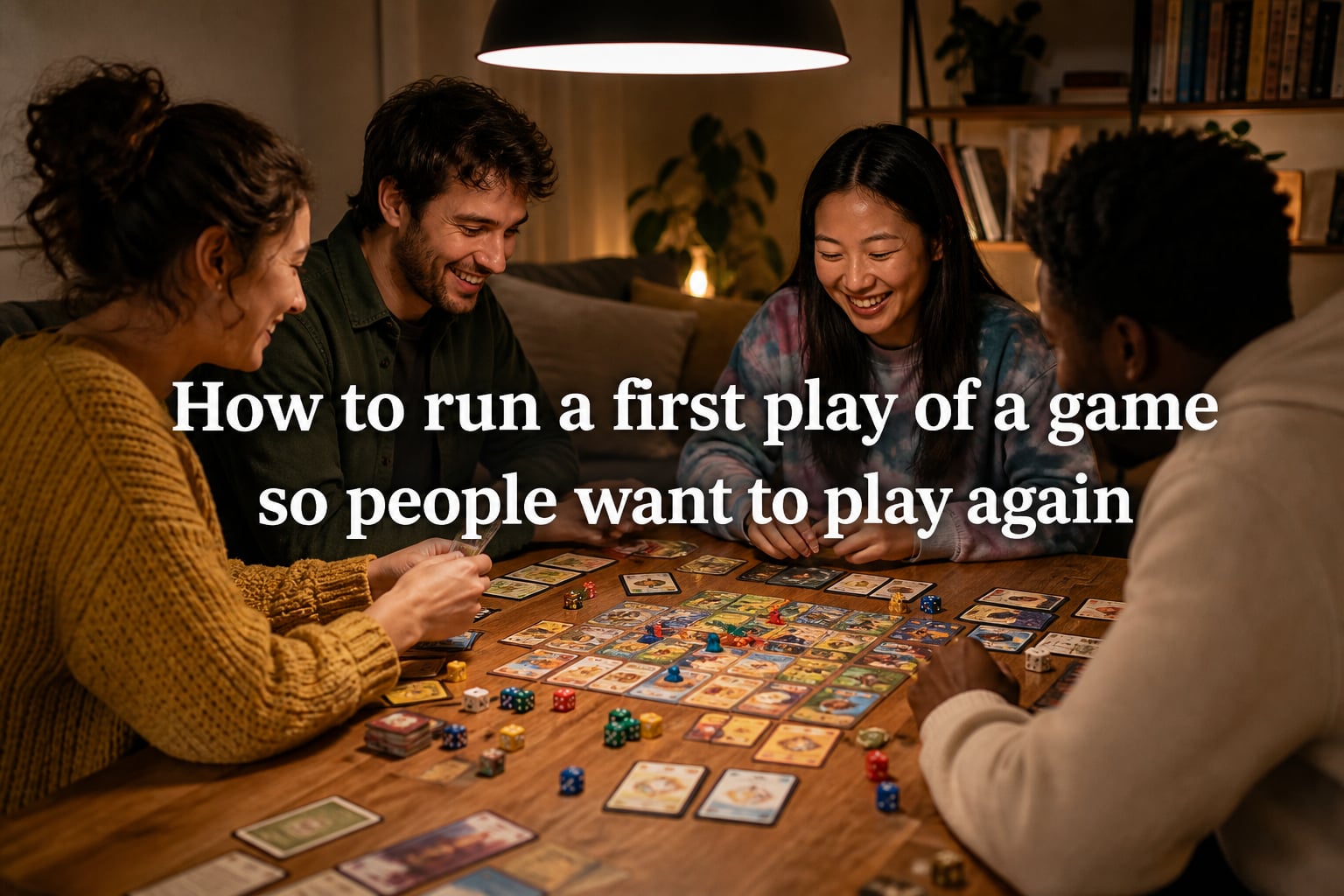 How to run a first play of a game so people want to play again