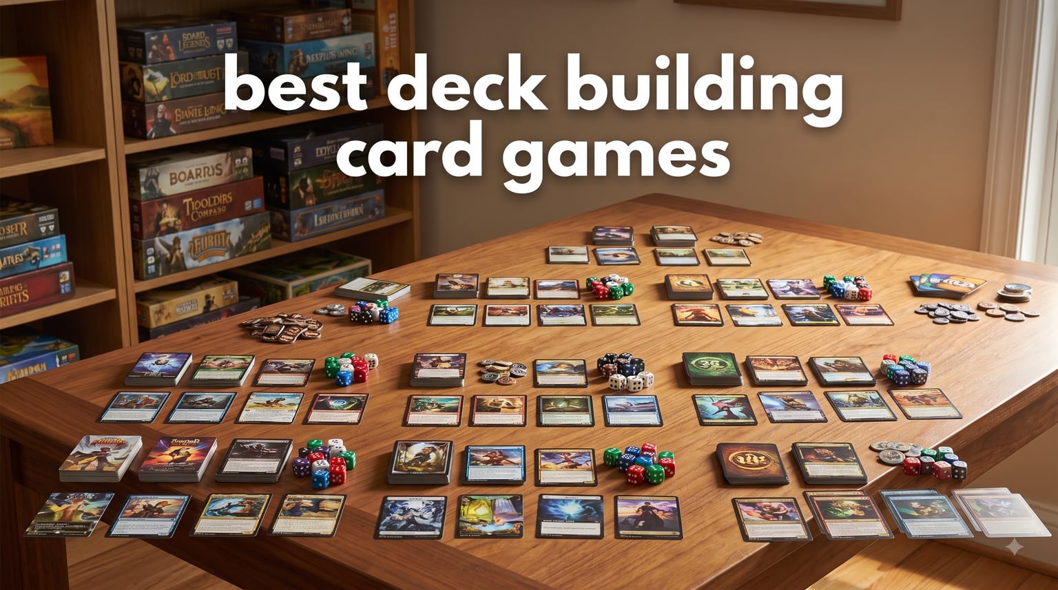 best deck building card games