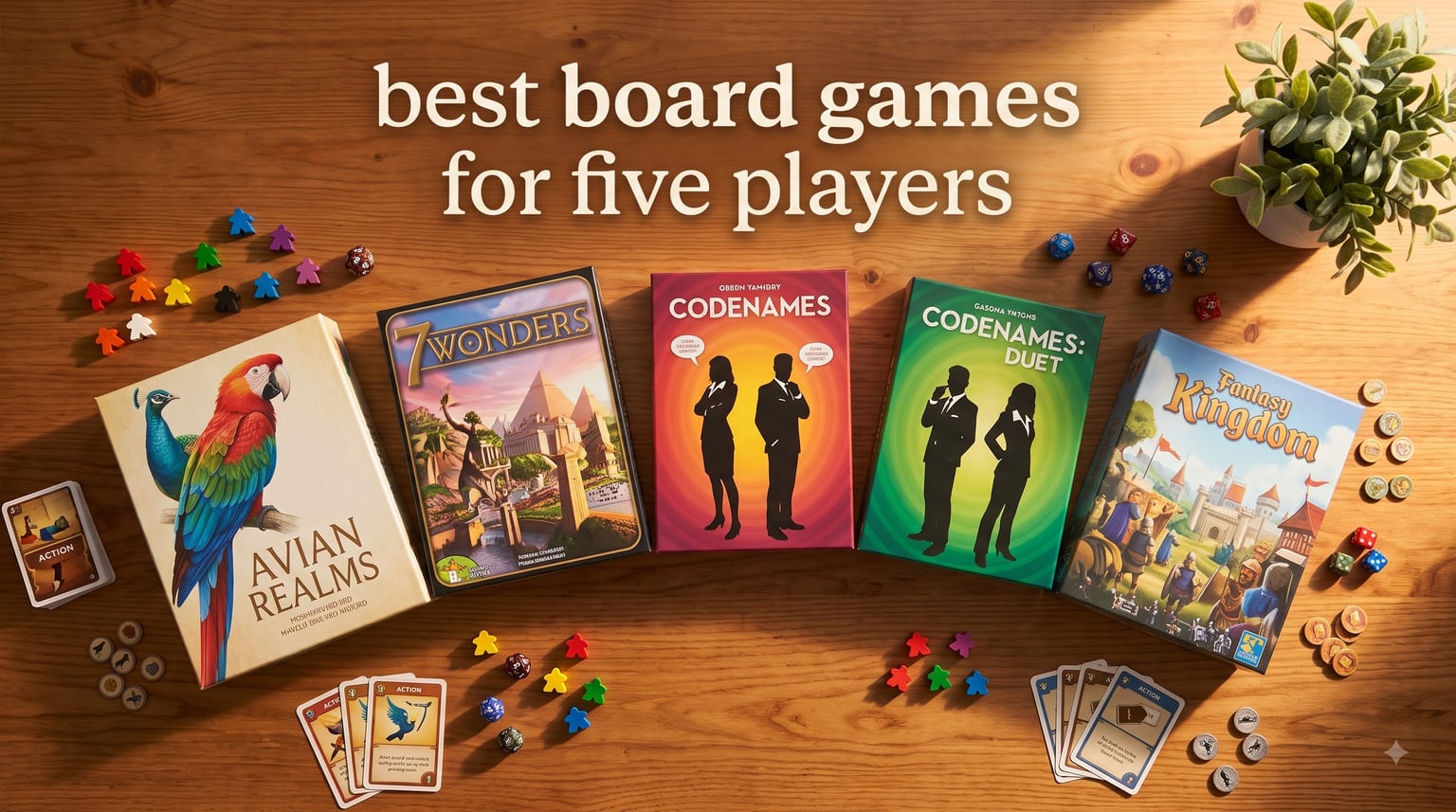 best board games for five players