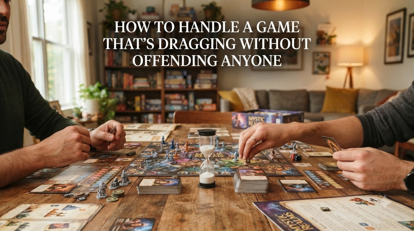 How to handle a game that's dragging without offending anyone