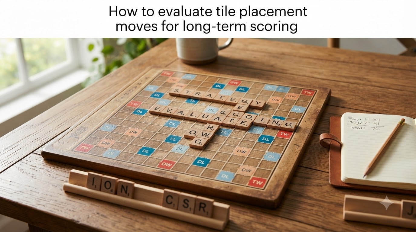 How to evaluate tile placement moves for long-term scoring