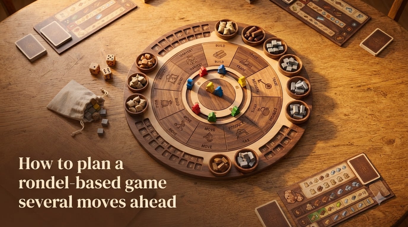 How to plan a rondel-based game several moves ahead