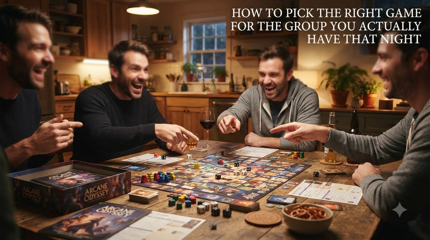 How to pick the right game for the group you actually have that night