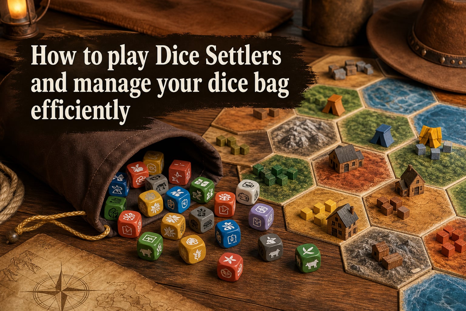 How to play Dice Settlers and manage your dice bag efficiently