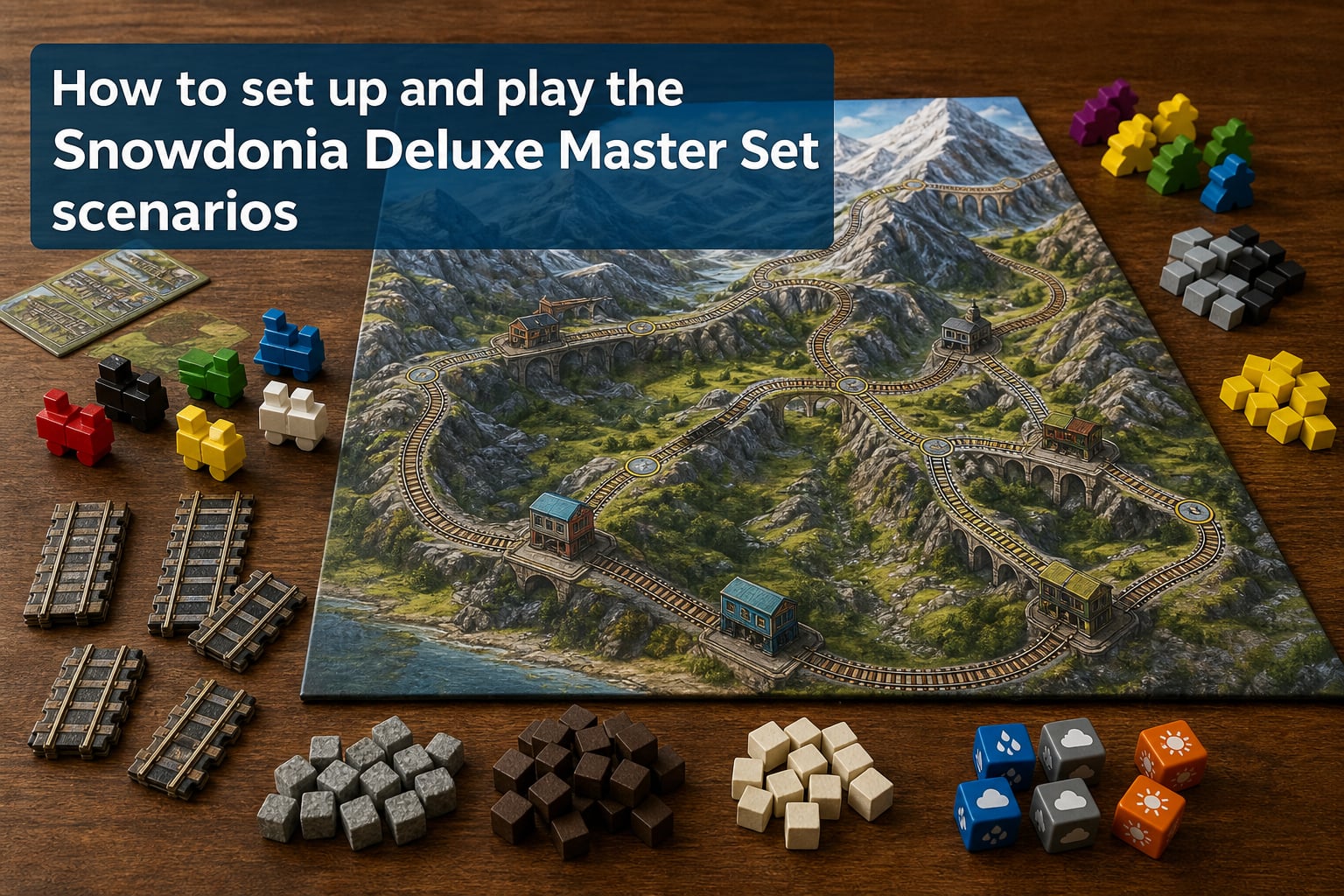 How to set up and play the Snowdonia Deluxe Master Set scenarios
