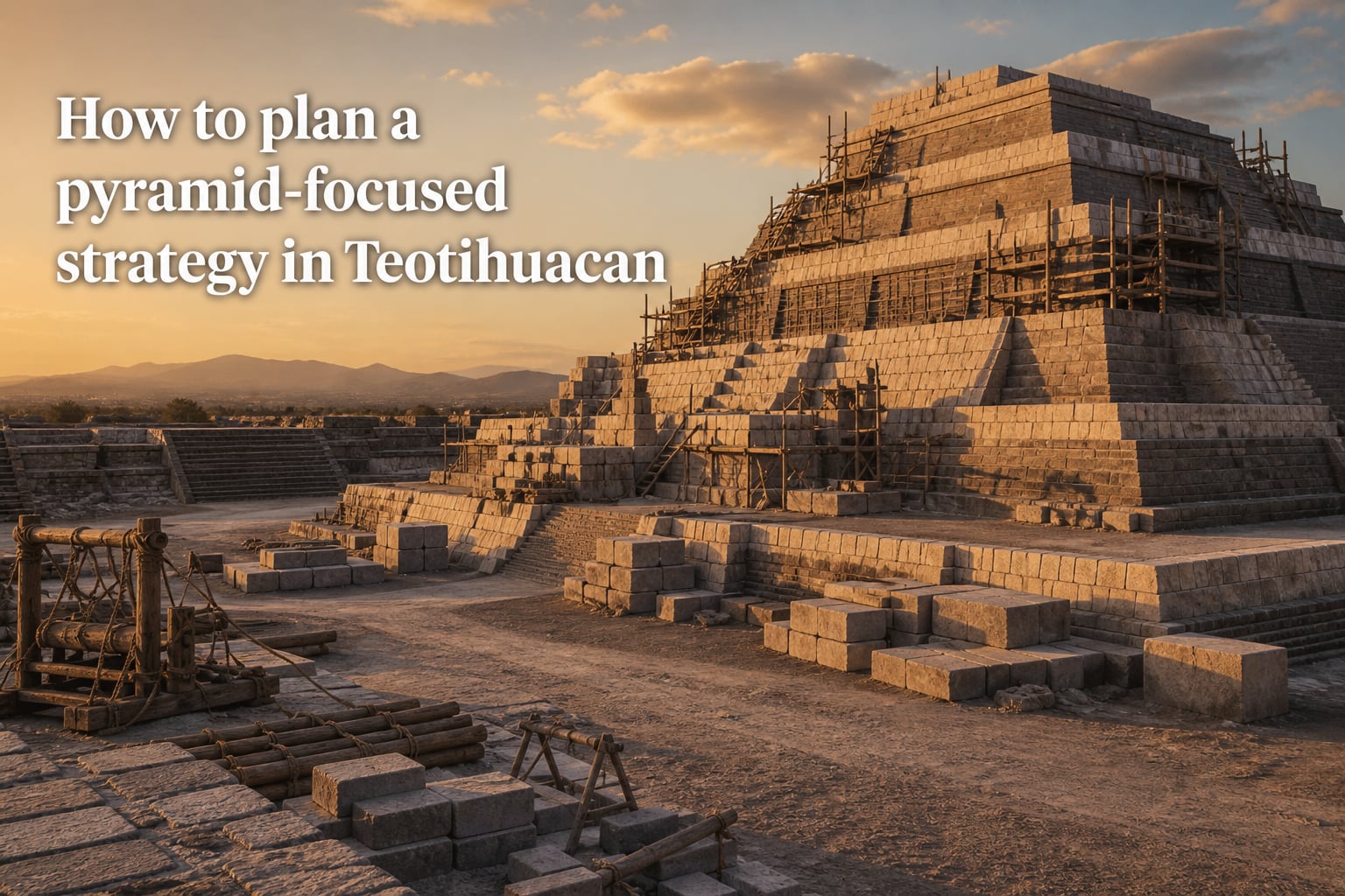 How to plan a pyramid-focused strategy in Teotihuacan