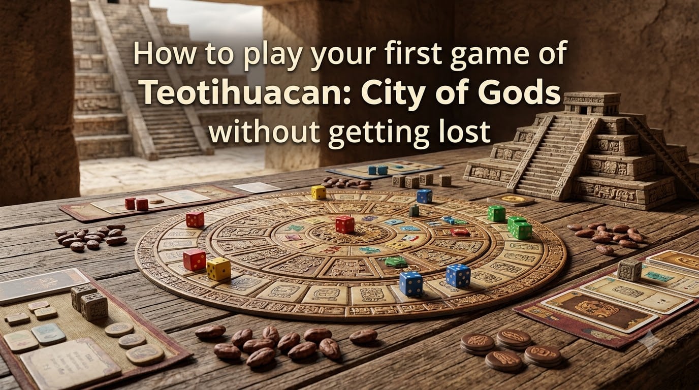 How to play your first game of Teotihuacan: City of Gods without getting lost