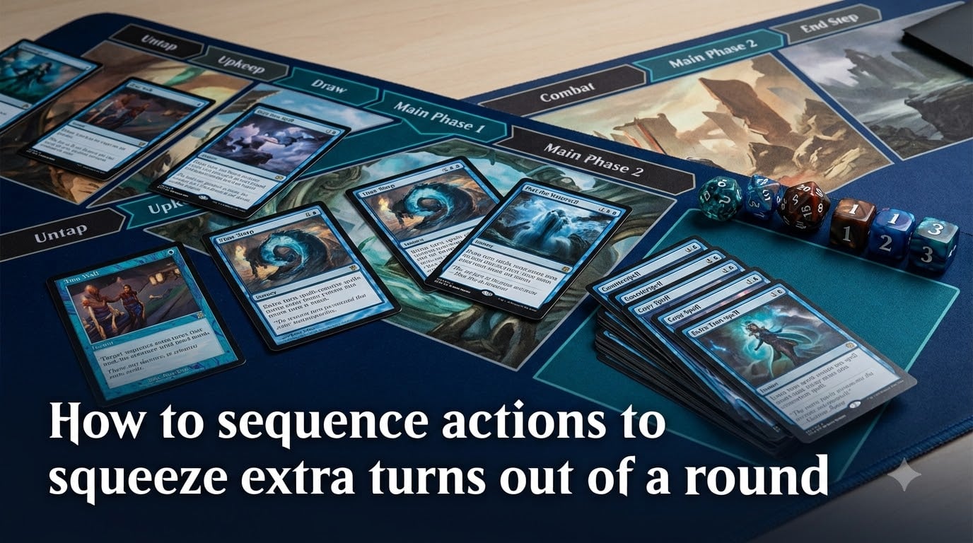 How to sequence actions to squeeze extra turns out of a round