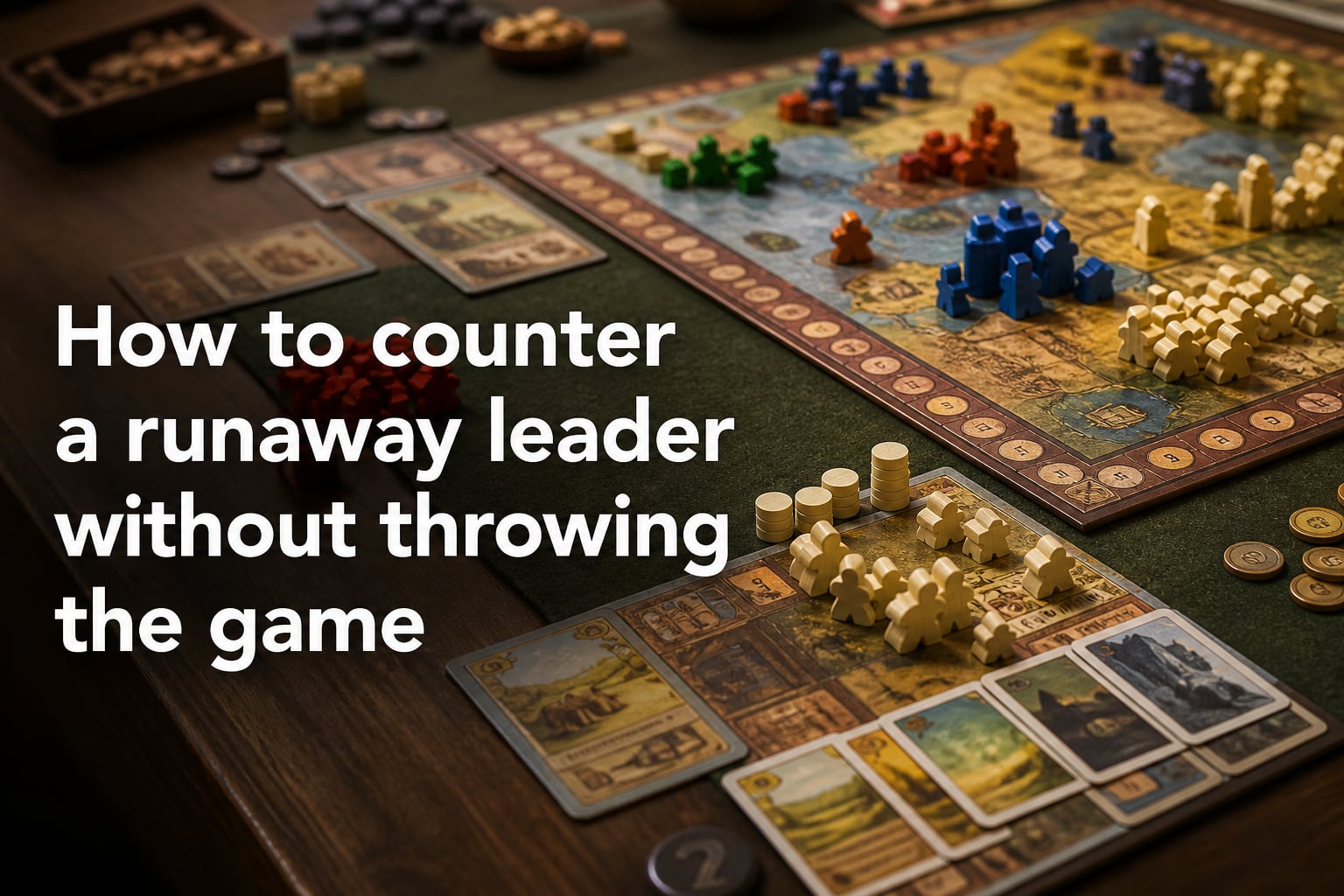 How to counter a runaway leader without throwing the game