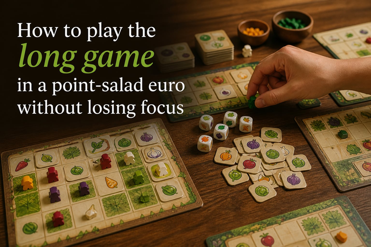 How to play the long game in a point-salad euro without losing focus