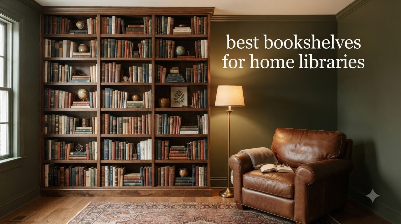 best bookshelves for home libraries