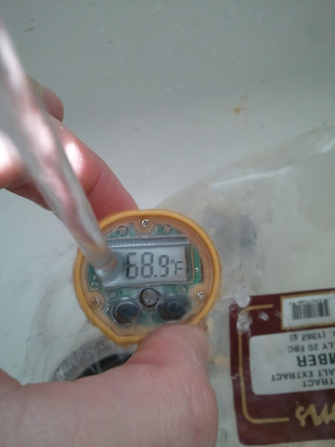 Taylor Waterproof Digital Instant Read Thermometer For Cooking, BBQ, Grilling, Baking, And Meat, Comes With Pocket Sleeve Clip, Red customer photo 2
