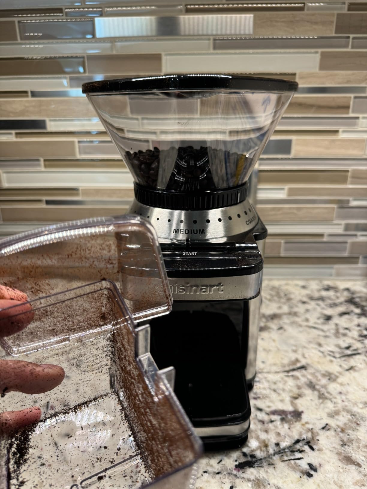 Cuisinart Electric Burr Coffee Grinder, 18 Settings, 4-18 Cups, DBM-8P1 customer photo 1
