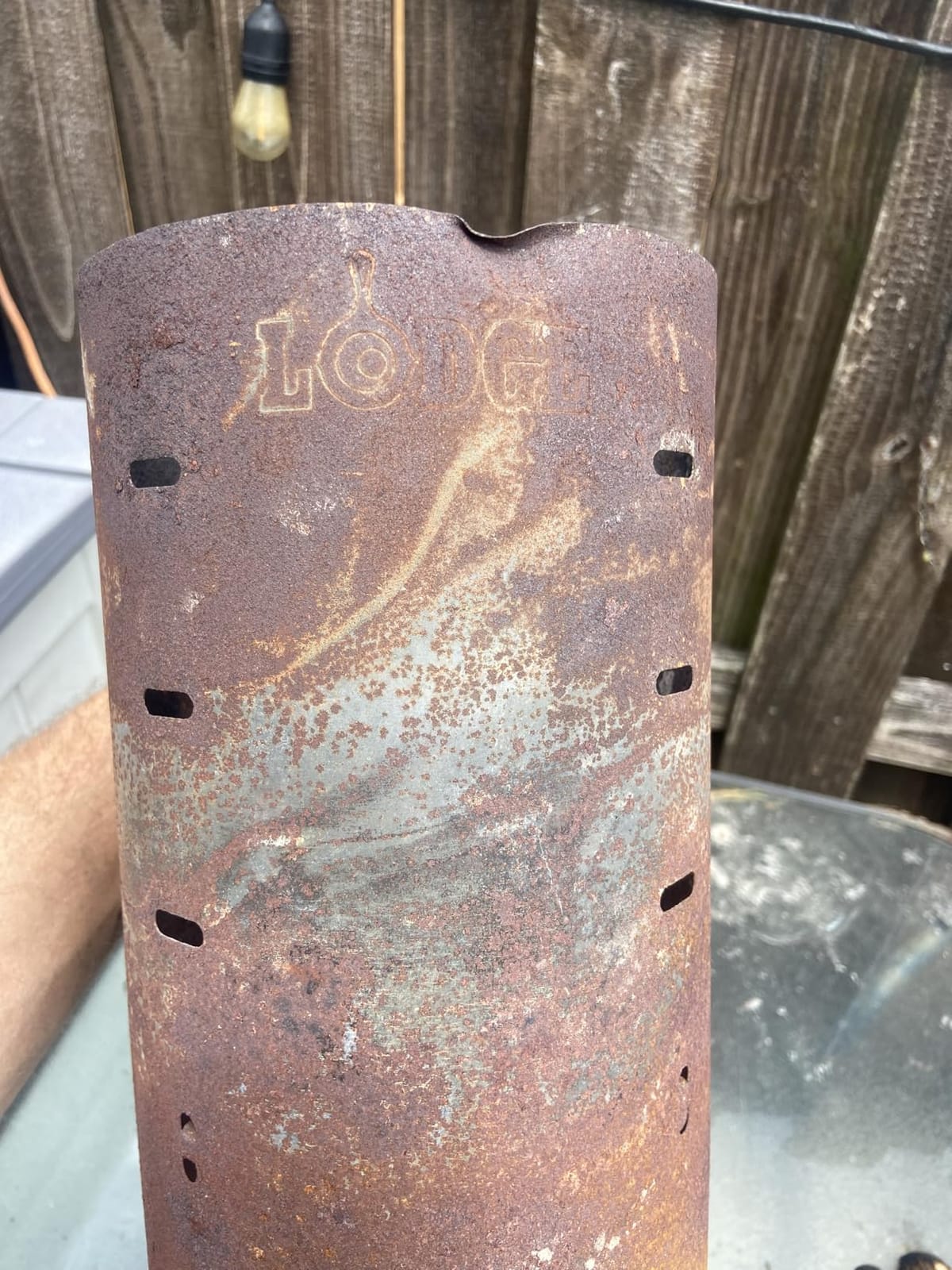Lodge Steel Chimney Charcoal Starter with Wood Handle customer photo 1