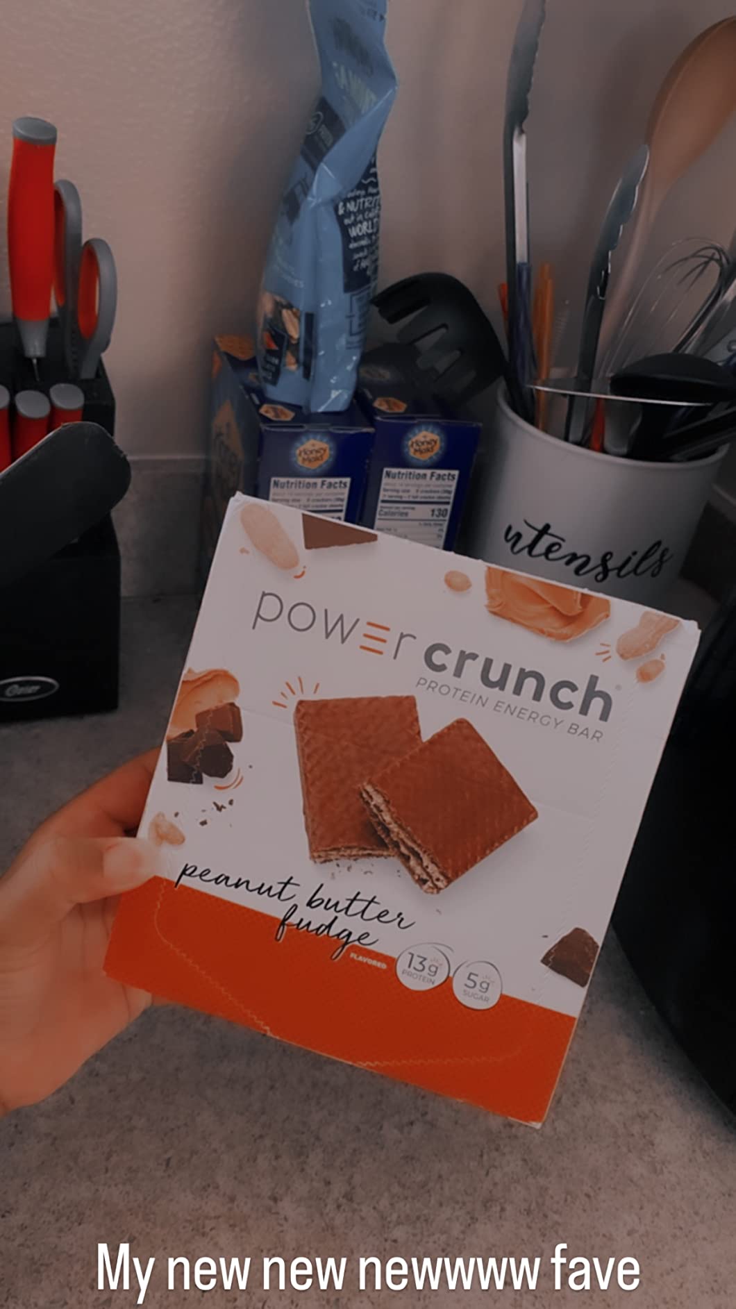 Power Crunch Protein Bars, Peanut Butter Fudge, 12 x 1.4 oz each customer photo 2