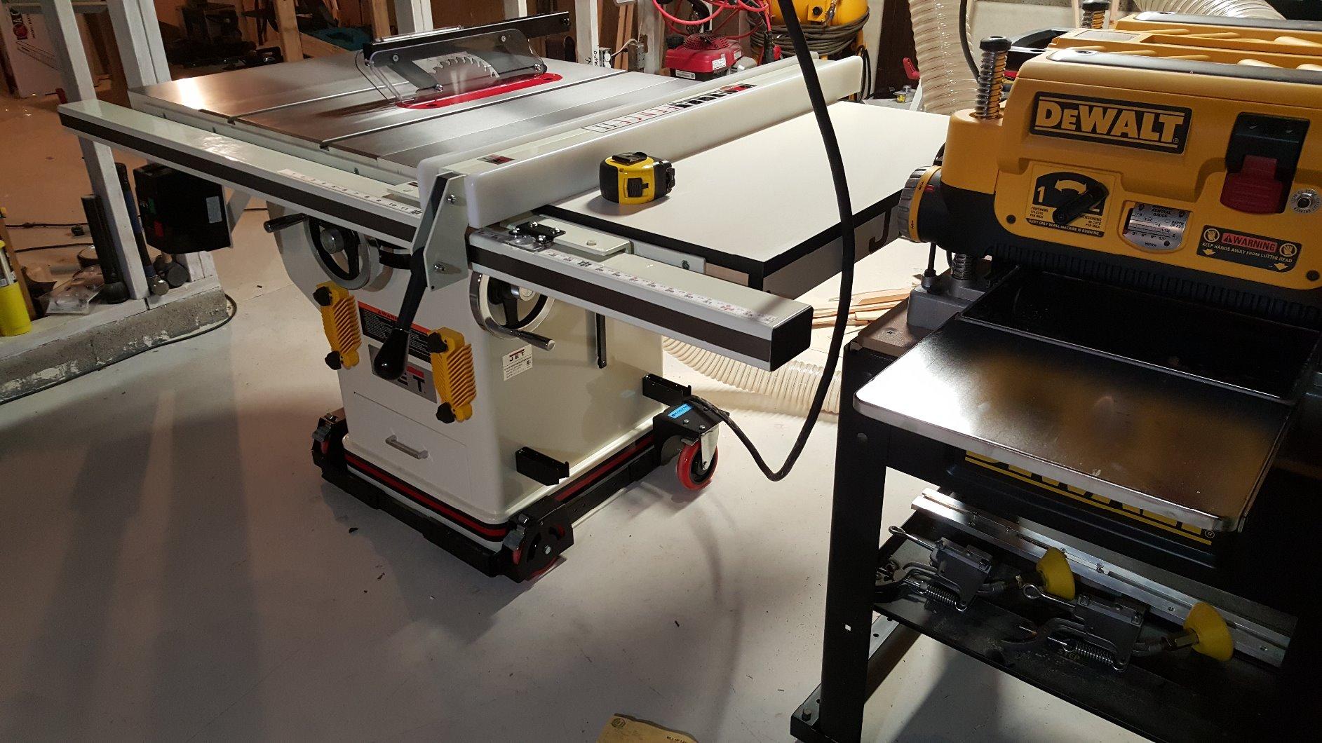 JET 10-Inch Deluxe XACTA Table Saw, 30-Inch Rip, 3 HP, 230V 1Ph (JTAS-10XL30-DX) customer photo 2