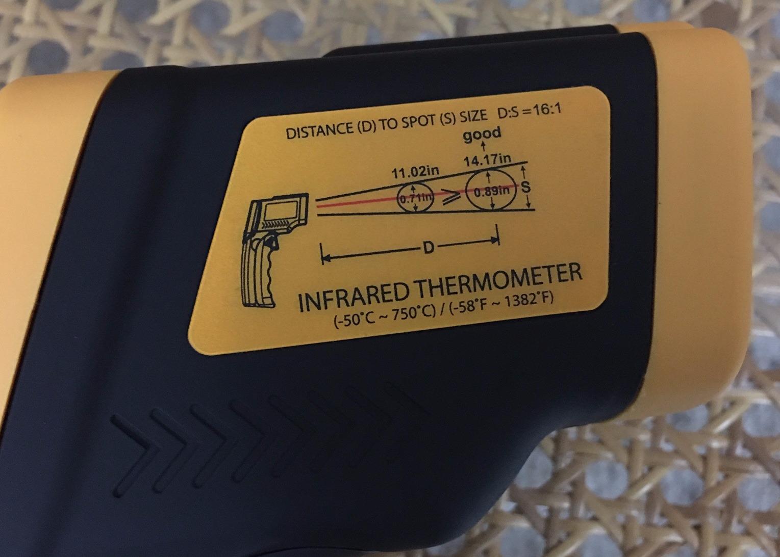 Etekcity Infrared Thermometer Laser Temperature Gun, -58°F~1130°F customer photo 2