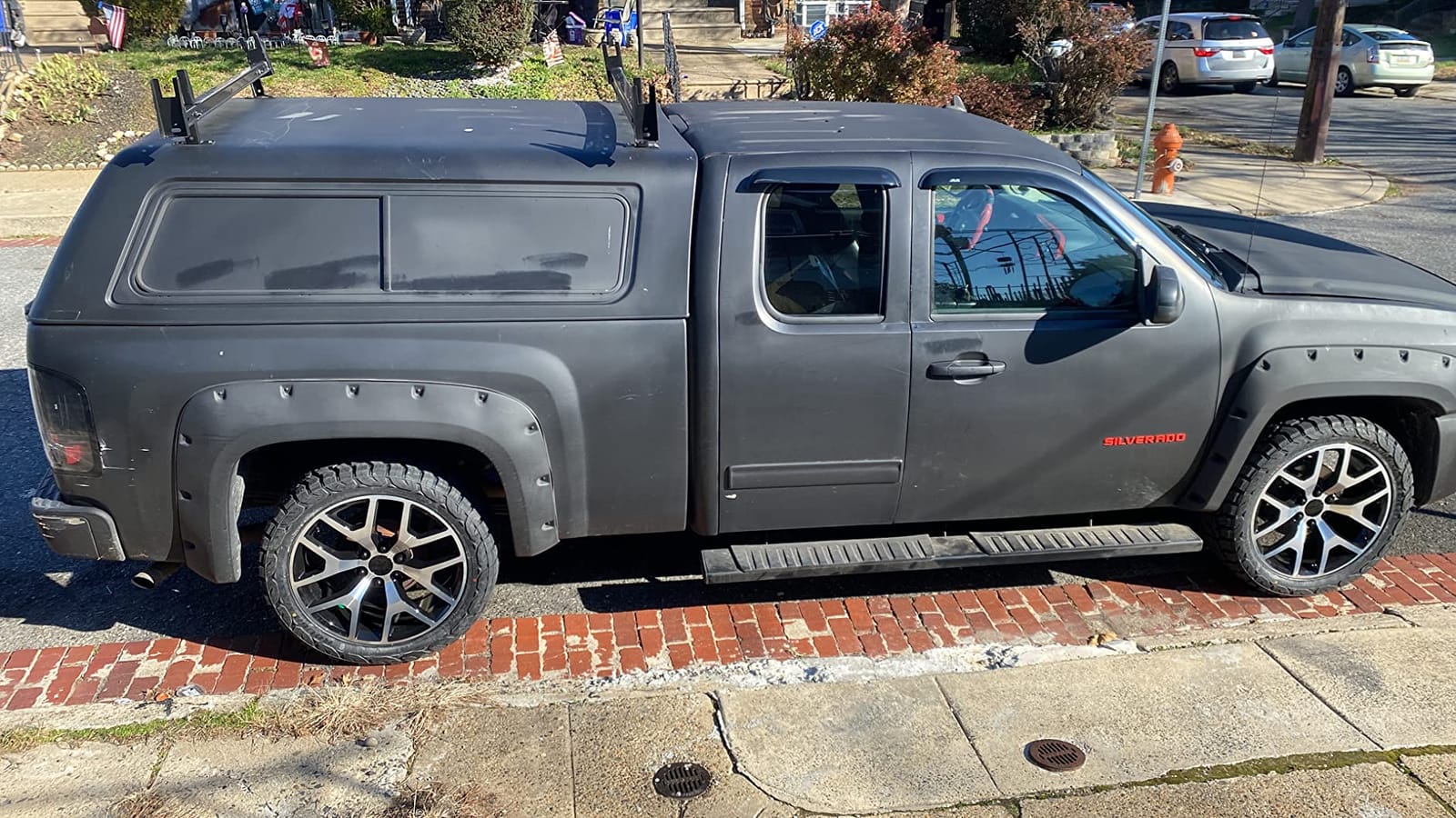 OE Wheels CV92 22 Inch Rim Fits Sierra 1500 Honeycomb Style 6x139.7 22x9 Gloss Black Machined - Hollander 5656 (1) customer photo 1