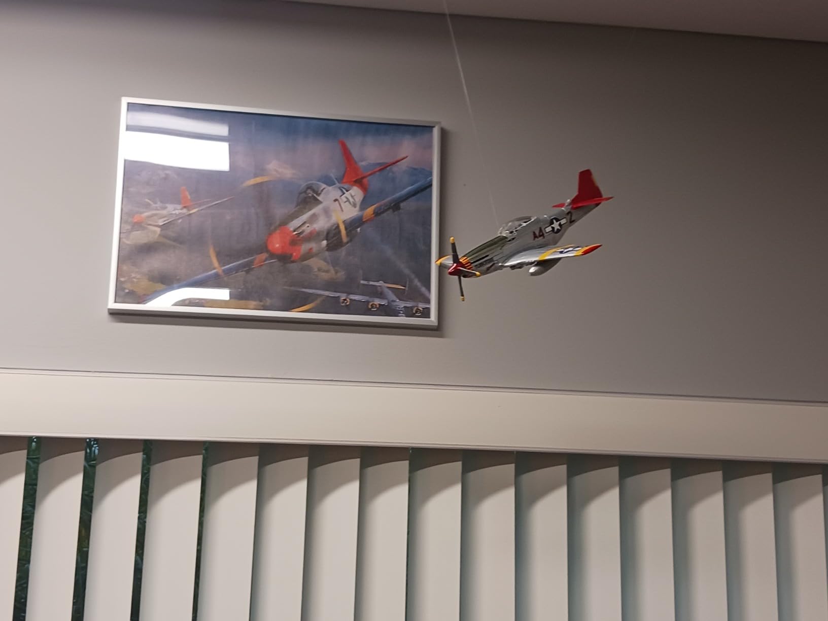 World War II Replica Fighter Air Planes ClassicAircraft P-51D Red Tails 1:48 by New Ray customer photo 1