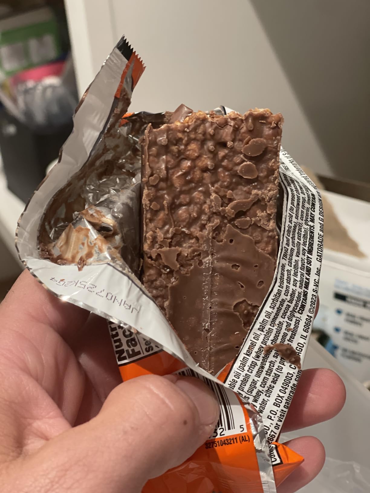 Gatorade Whey Protein Recover Bars, Chocolate Chip, 2.8 ounce bars (12 Count) customer photo 2